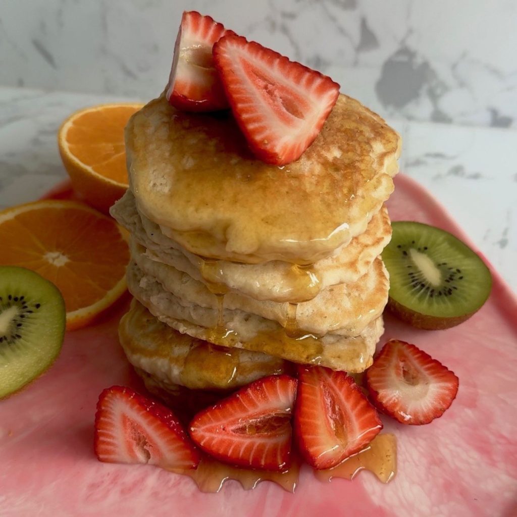 Protein pancakes high iron for athletes the wholesome effect pm