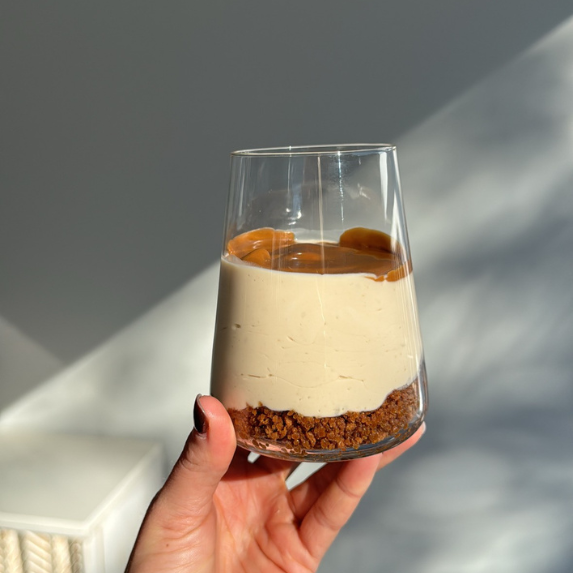 High protein biscoff Yoghurt cup