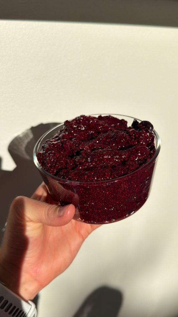 Mixed Berry Chia Jam The Wholesome Effect PM