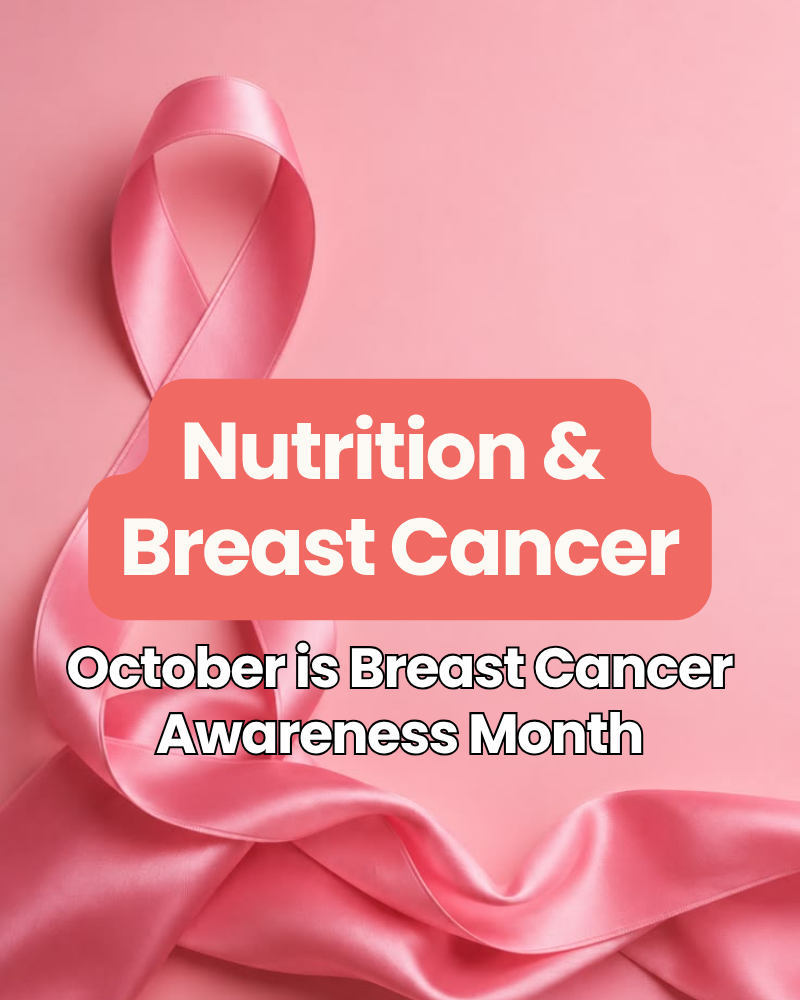 Nutrition and Breast Cancer awareness month October The Wholesome Effect PM.